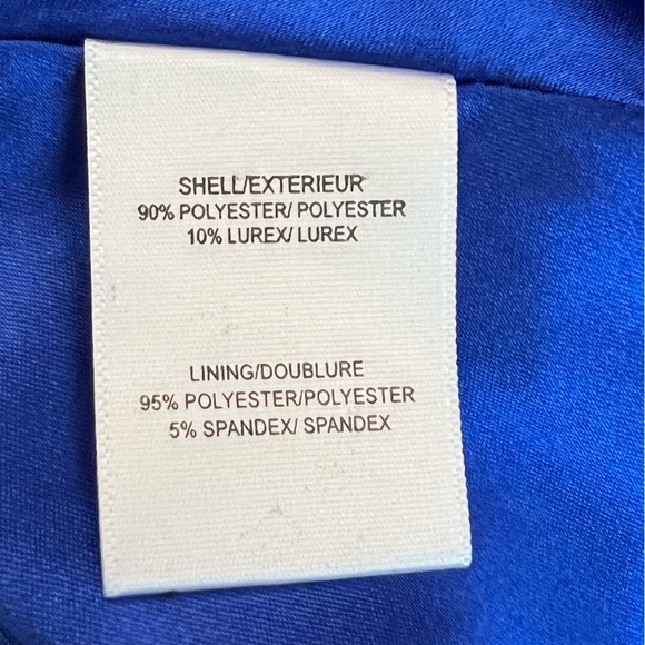 Belle Badgley Mischka Formal Floral Tapestry Dress With Metallic Thread 6 EUC - Picture 13 of 16